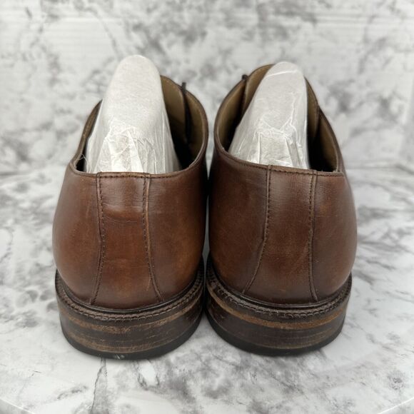 FOOTPRINTS Birkenstock Men Brown Leather Oxfords Lace Up Shoe Size 43 US 10-10.5 - Picture 4 of 9